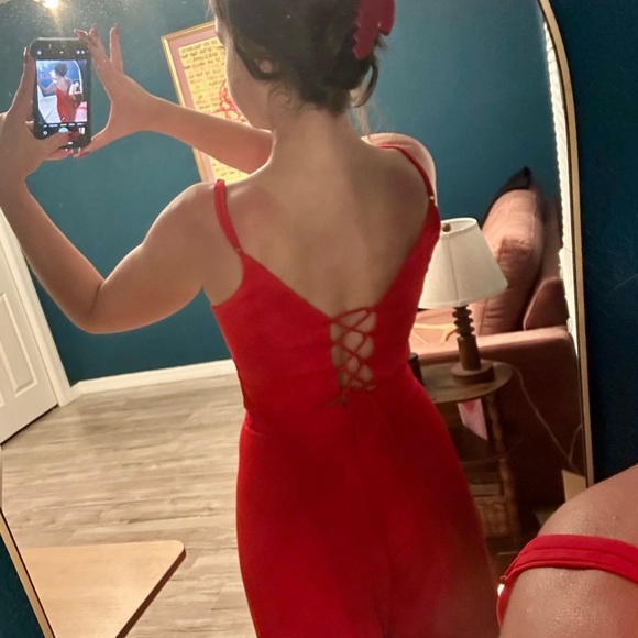 Lulus Red Two Piece Set - Picture 3 of 5